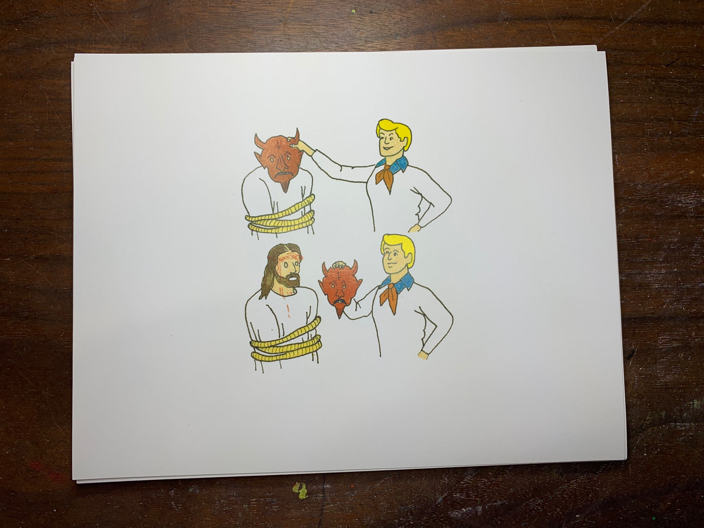 Fred Unmaskings Limited Edition Prints (2 print set)
