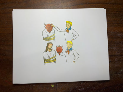 Fred Unmaskings Limited Edition Prints (2 print set)