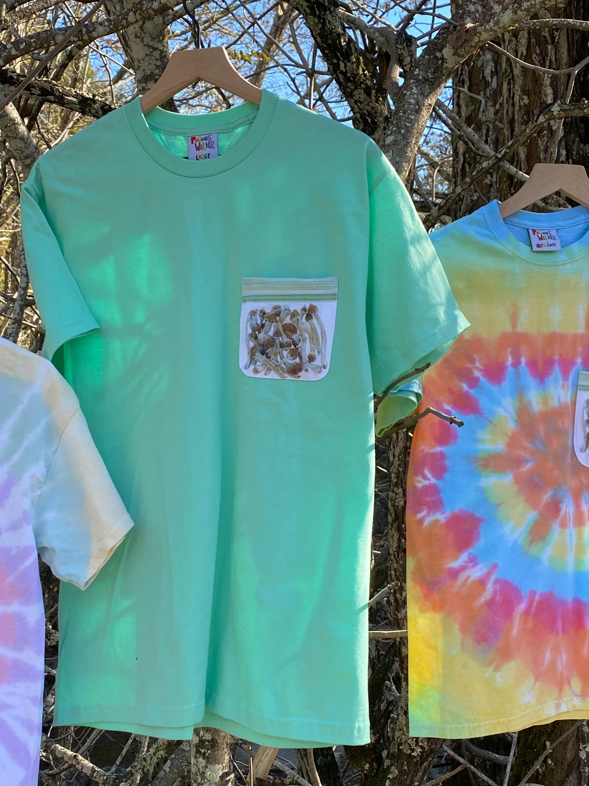 BAG OF SHROOMS POCKET TEE (Island Reef)