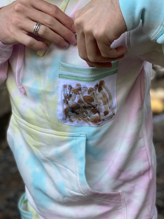 Bag of Shrooms Hoodie (Tie Dye)