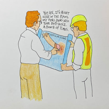 THE PLAN (CUSTOMIZABLE) LIMITED EDITION PRINT SIGNED (11"x14")
