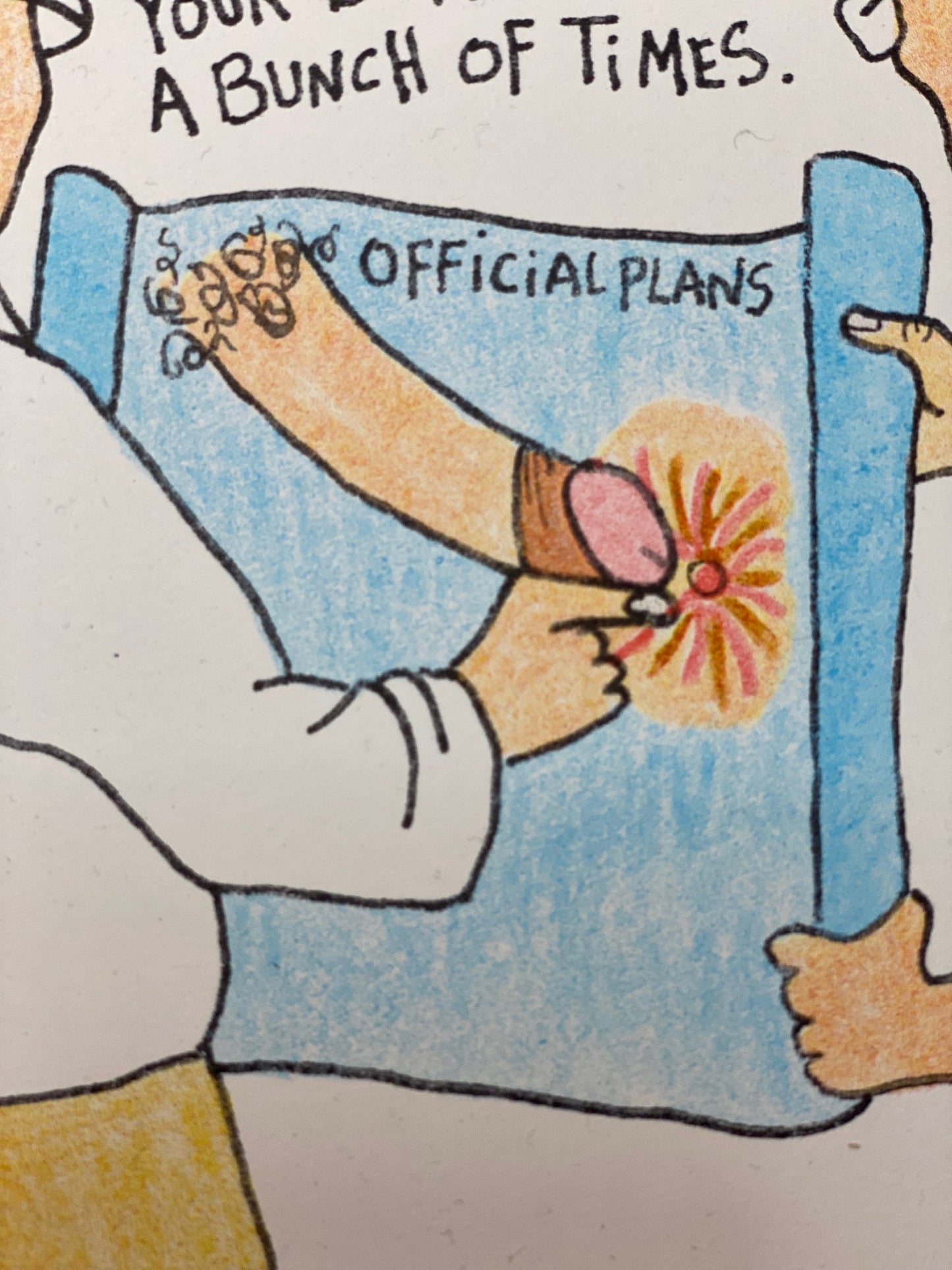 THE PLAN (CUSTOMIZABLE) LIMITED EDITION PRINT SIGNED (11"x14")
