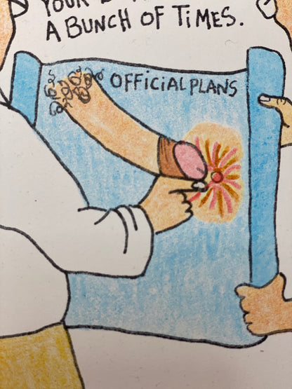 THE PLAN (CUSTOMIZABLE) LIMITED EDITION PRINT SIGNED (11"x14")