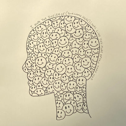 HEAD (CUSTOMIZABLE) LIMITED EDITION PRINT SIGNED (11"x14")