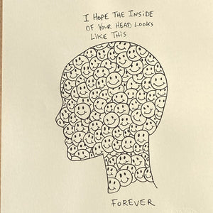 HEAD FOREVER LIMITED EDITION PRINT SIGNED (11"x14")
