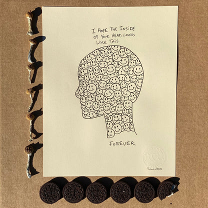 HEAD FOREVER LIMITED EDITION PRINT SIGNED (11"x14")