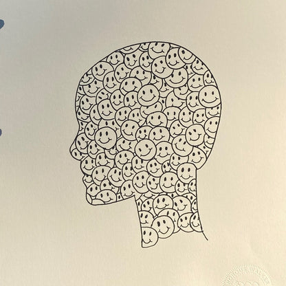HEAD (CUSTOMIZABLE) LIMITED EDITION PRINT SIGNED (11"x14")