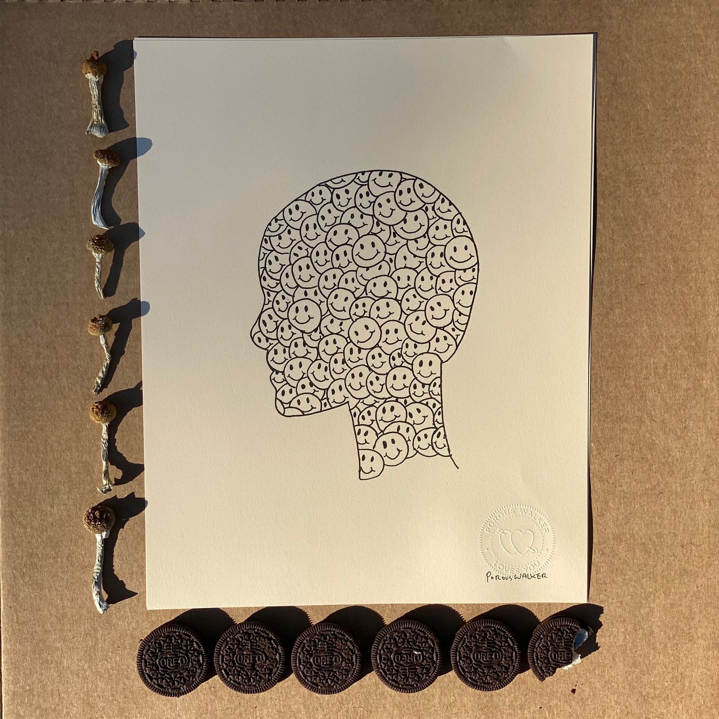 HEAD (CUSTOMIZABLE) LIMITED EDITION PRINT SIGNED (11"x14")