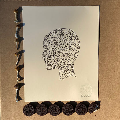 HEAD (CUSTOMIZABLE) LIMITED EDITION PRINT SIGNED (11"x14")
