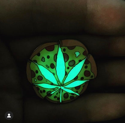 GLOW IN THE DARK PIZZA PIN