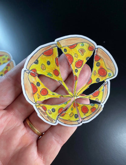 GLOW IN THE DARK PIZZA PIN