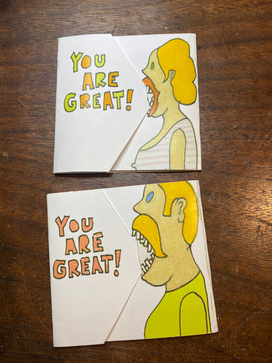 YOU ARE GREAT AT EATING BIG FAT TURDS CARDS