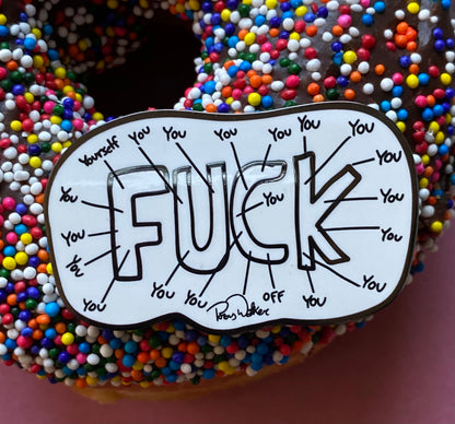 FUCK YOU & YOU FUCK 2 PIN SET