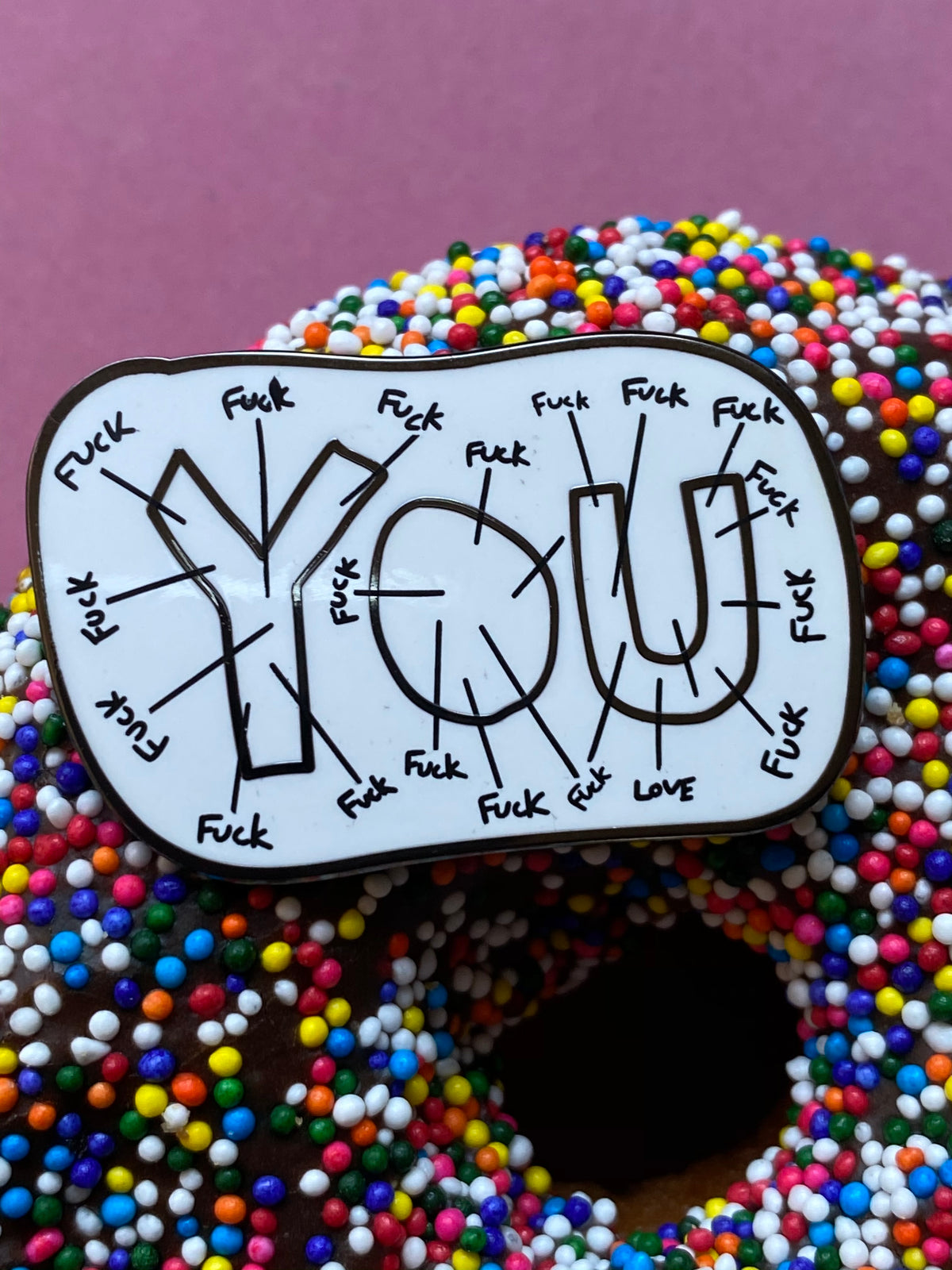 FUCK YOU & YOU FUCK 2 PIN SET