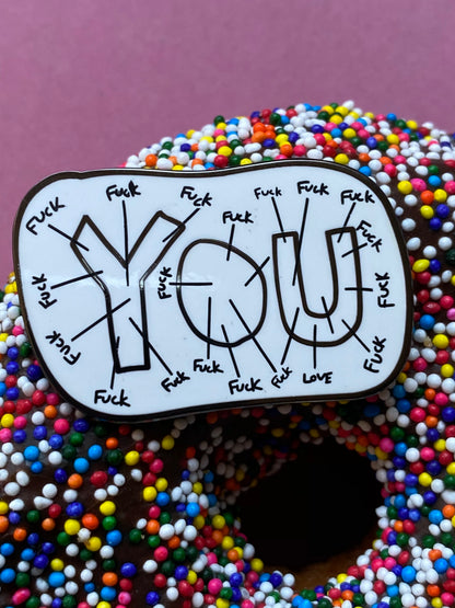 FUCK YOU & YOU FUCK 2 PIN SET