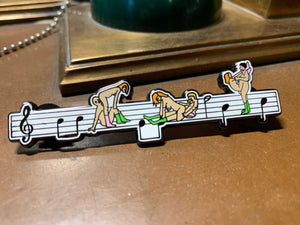 Music Lovers Pin and Sticker