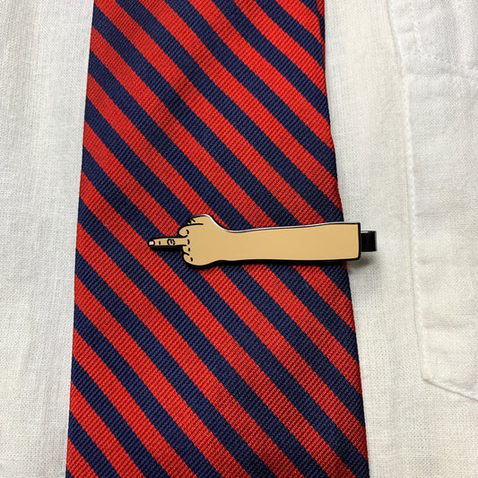 Middle Finger Tie Clip