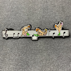 Music Lovers Pin and Print and Sticker