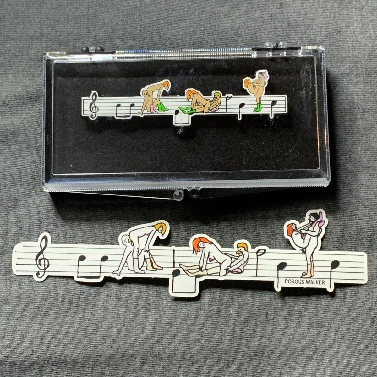 Music Lovers Pin and Print and Sticker