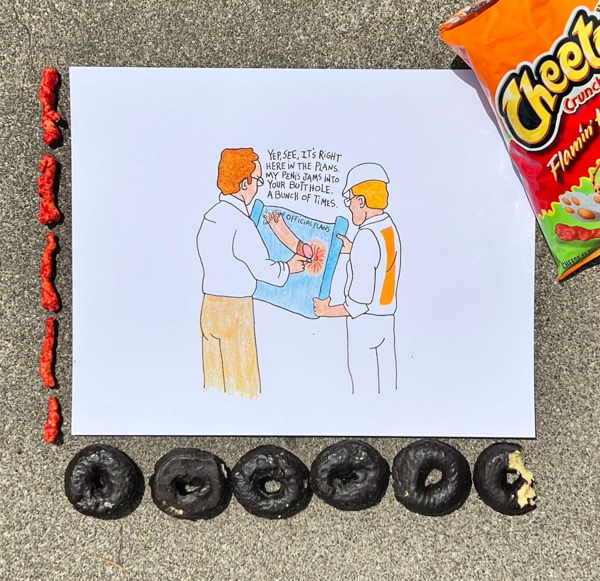 THE PLAN (CUSTOMIZABLE) LIMITED EDITION PRINT SIGNED (11"x14")