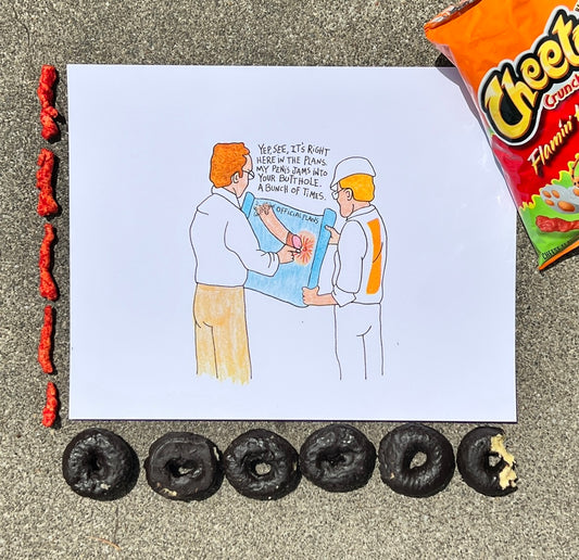 THE PLAN (CUSTOMIZABLE) LIMITED EDITION PRINT SIGNED (11"x14")