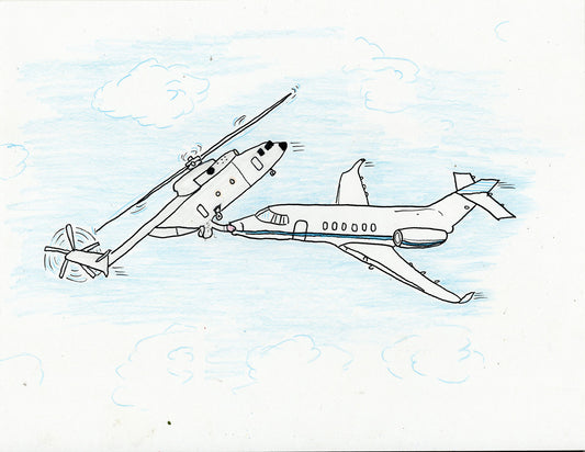 JET GIVING HELICOPTER A BJ