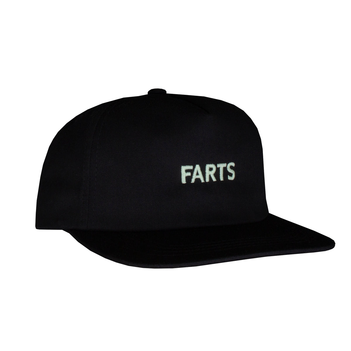 GLOW IN THE DARK FARTS Snapback Hat (Black)