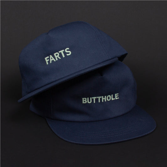 GLOW IN THE DARK FARTS Snapback Hat (Navy)