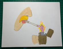 Load image into Gallery viewer, SMOKE EM Original Drawing