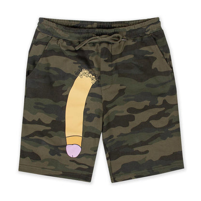 Camo Long Dong Sweatshorts (Vanilla)
