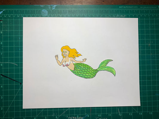 MERMAID Original Drawing
