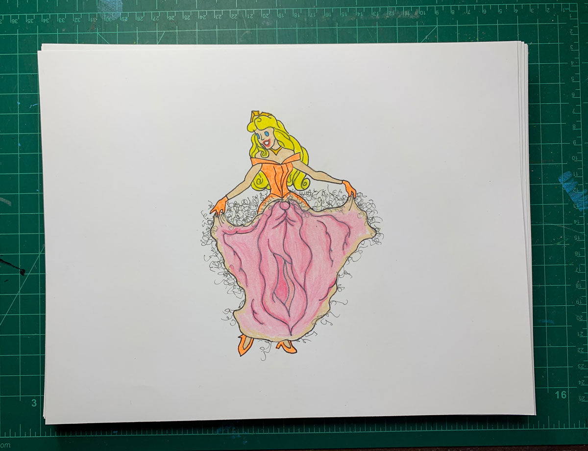 PRINCESS 2 Original Drawing
