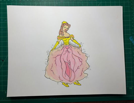 PRINCESS 3 Original Drawing