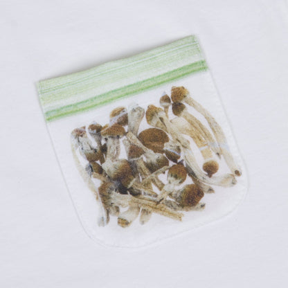 BAG OF SHROOMS POCKET TEE (Rainbow)
