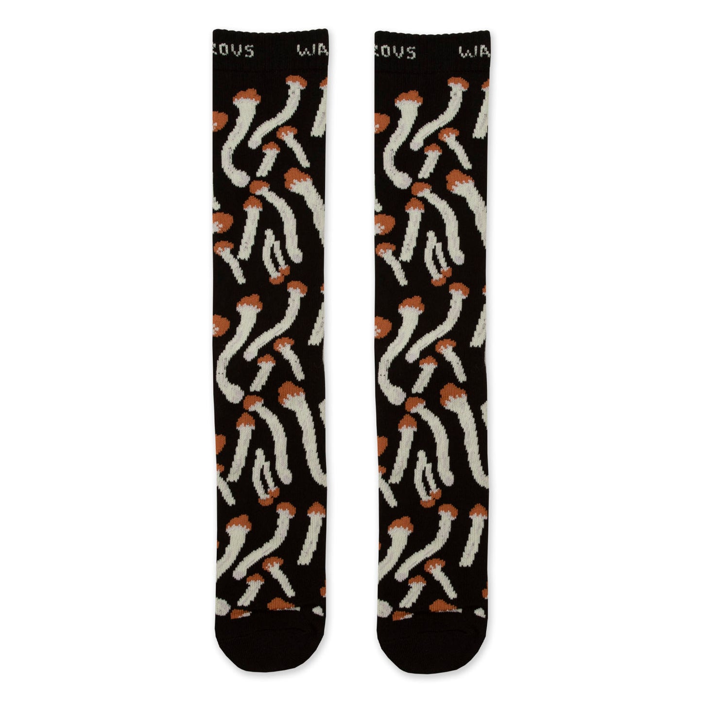 MUSHROOM SOCKS (BLACK)