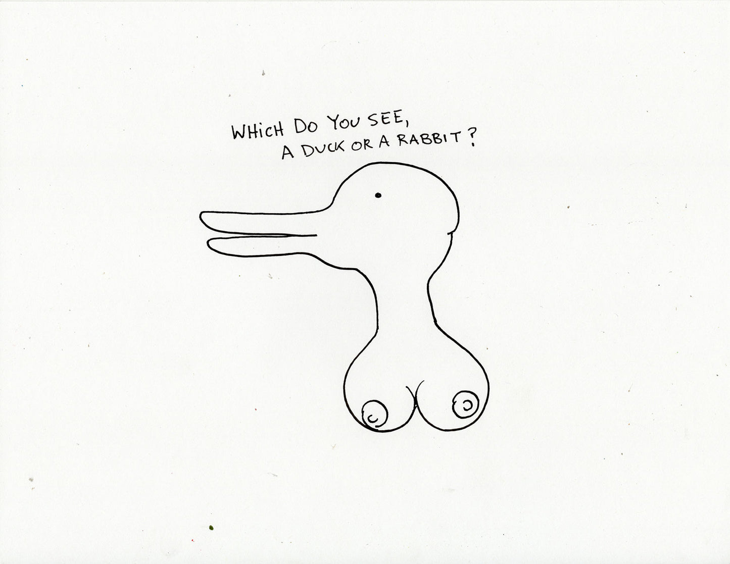 WHICH DO YOU SEE? (3 ORIGINAL DRAWINGS)