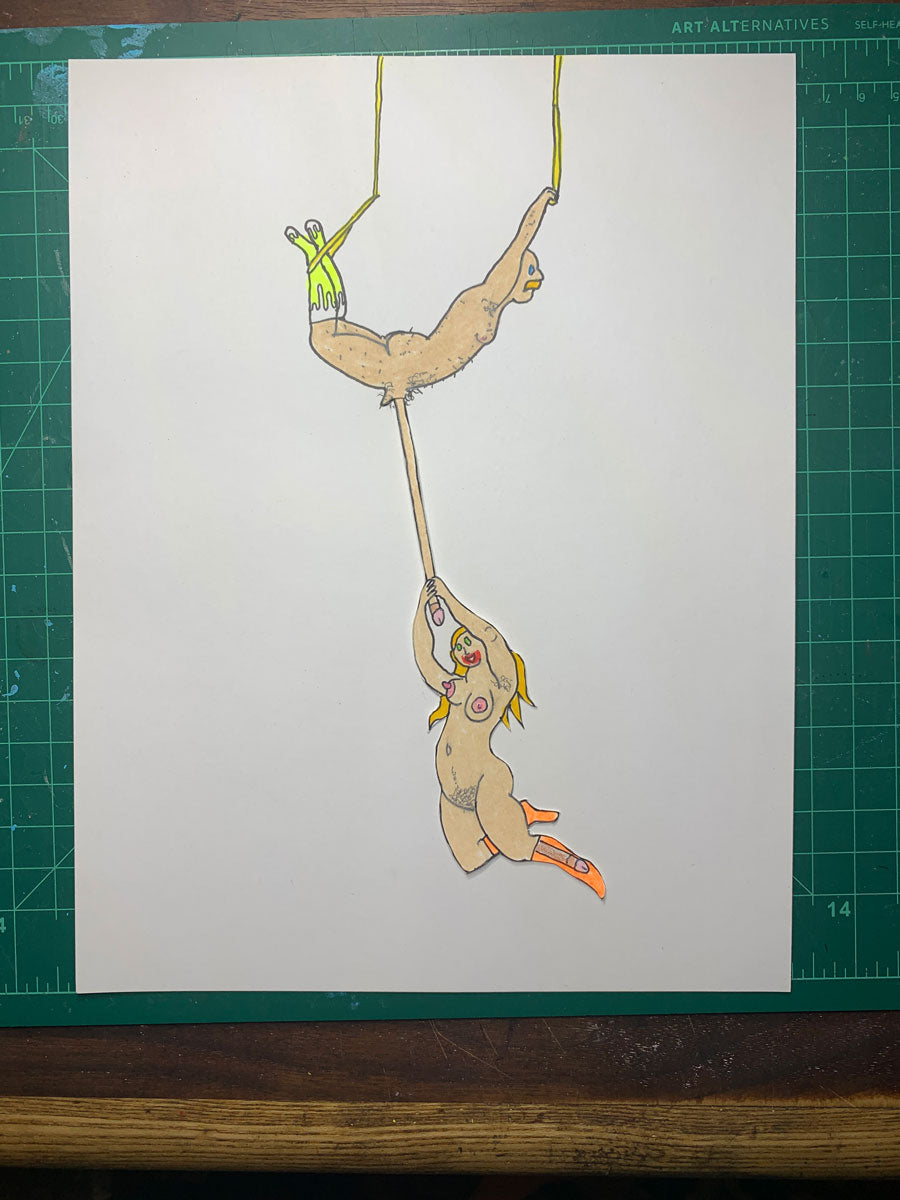 PENIS SWING Original Drawing