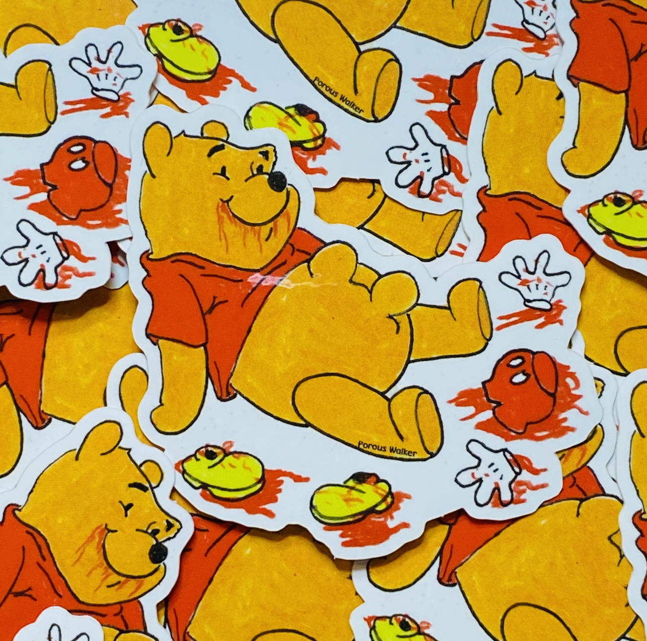 POOH ATE MOUSE HOODIE WITH FREE PRINT