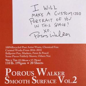 Porous Walker Smooth Surface book Vol. 2 plus FREE pair of Orange Dongz Sox