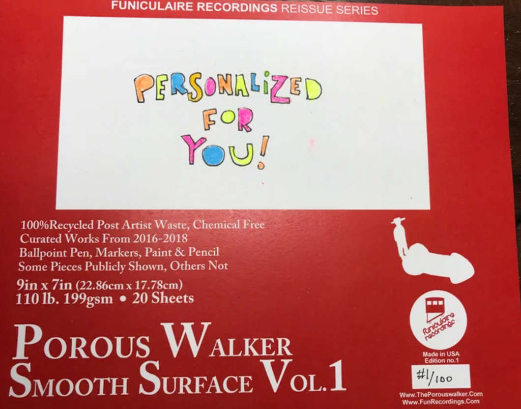 Porous Walker Smooth Surface book Vol. 1 with FREE RED DONGZ SOX