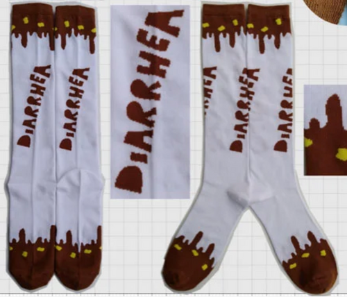 DIARRHEA SOX + STICKER PACK