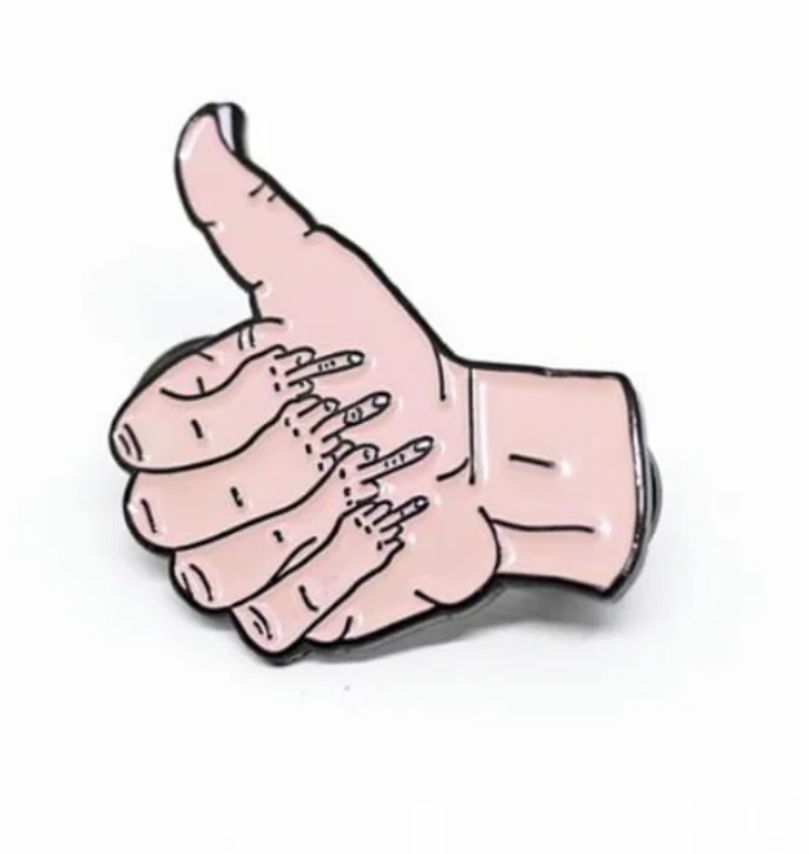 THUMBS UP PIN