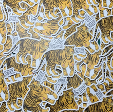 Load image into Gallery viewer, TIGER TITZ ENAMEL PIN &amp; STICKER