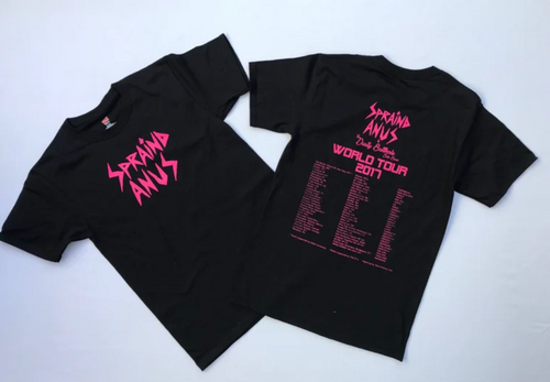 SPRAIND ANUS WORLD TOUR 2017 T SHIRT