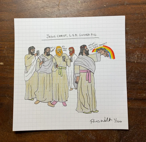 L.S.D. Guinea Pig Blotter Sheet Print Limited Edition