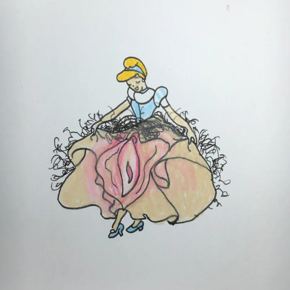 PRINCESS ORIGINAL DRAWING