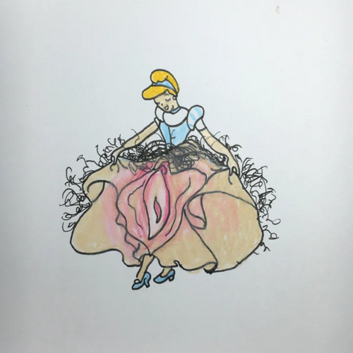 PRINCESS ORIGINAL DRAWING