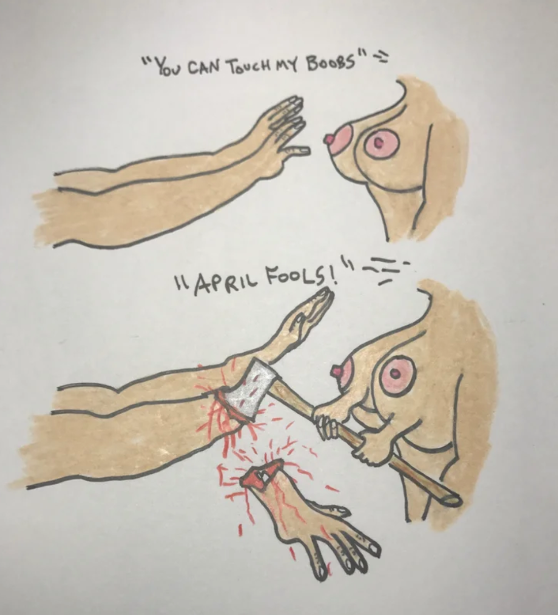 APRIL FOOLS ORIGINAL DRAWING