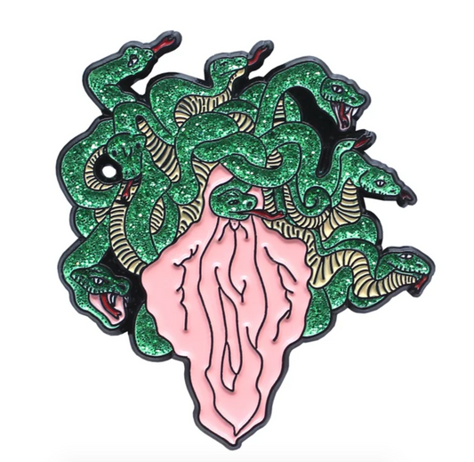 MEDUSA PUBES PIN