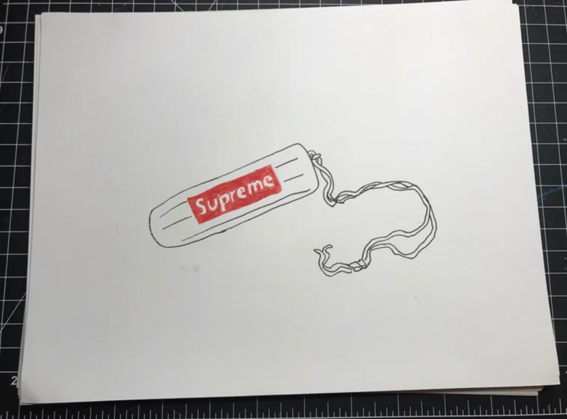 SUPREME TAMPON ORIGINAL DRAWING - Main Image